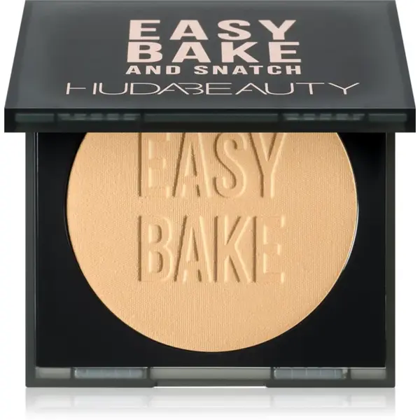 Huda Beauty Easy Bake and Snatch Brightening and Setting Powder fixační pudr pro okamžité rozjasnění odstín Kunafa 8.5 g