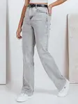 Dámské široké šedé džíny
