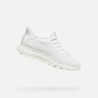 White women's sneakers Geox Spherica Plus - Women's