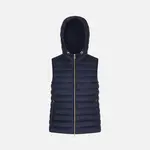 Dark blue women's down vest Geox Jaysen - Women's