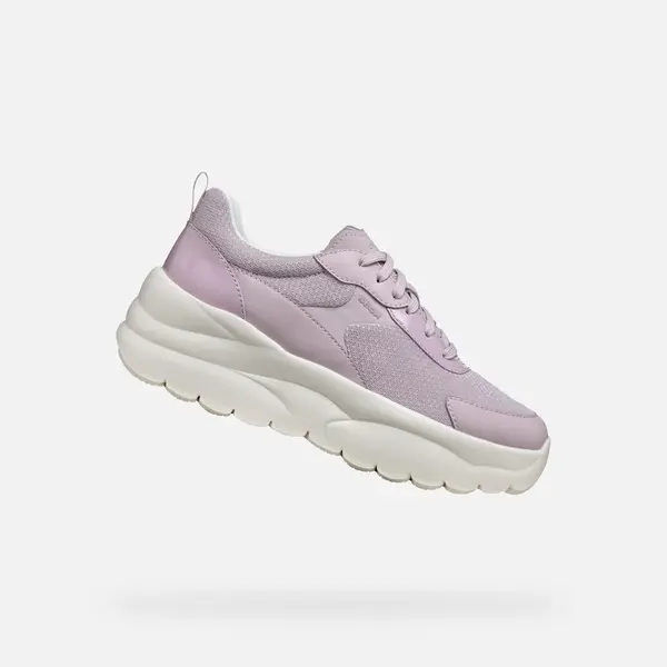 Purple women's sneakers Geox Xtors - Women's