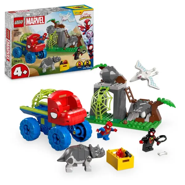 LEGO® Marvel 11199 Spideyho tím a záchrana dinosaurov s truckom