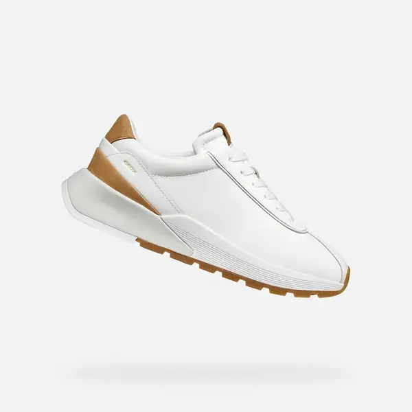 Biele pánske tenisky Geox Metropoli