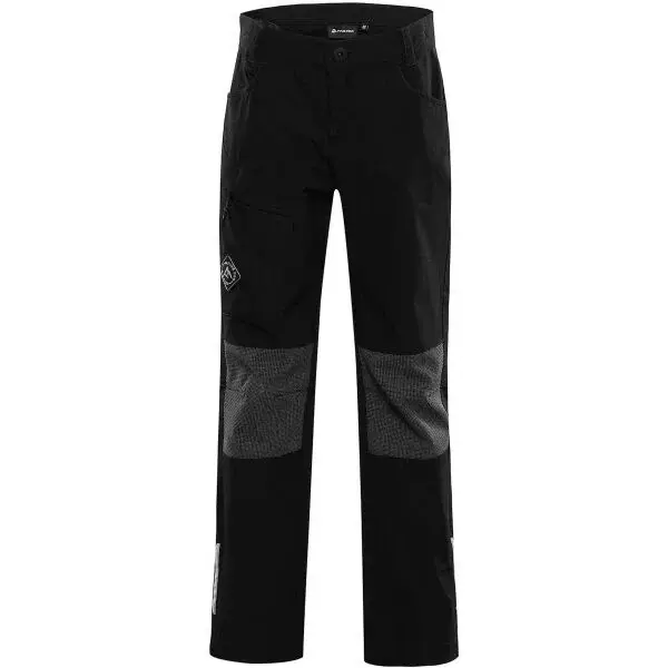 ALPINE PRO ATEMO Dětské softshellové kalhoty, černá, velikost 104-110