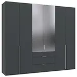 MID.YOU ŠATNÍ SKŘÍŇ S OTOČNÝMI DVEŘMI, barvy grafitu, 270/236/58 cm