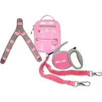 MDXONE OX BACKPACK Detský postroj, ružová, veľkosť