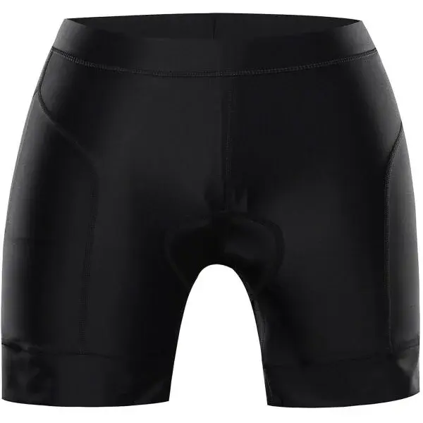 ALPINE PRO ARSA Dámske cyklošortky, čierna, veľkosť