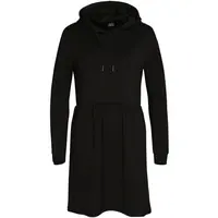 NAX MIWA Dámské mikinové šaty, černá, velikost