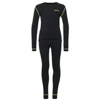 Klimatex ROKI Dětský set funkčního prádla, černá, velikost