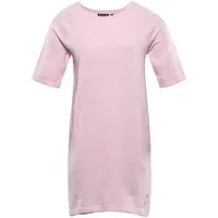 ALPINE PRO MOLEDA Dámské bavlněné šaty, růžová, velikost