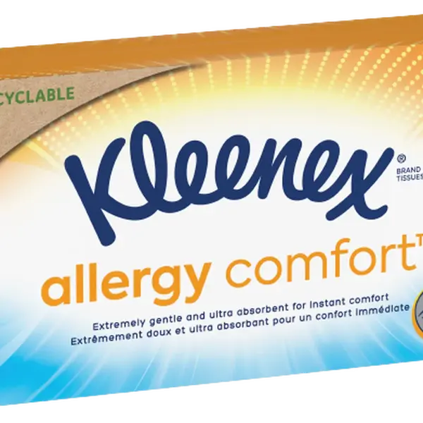 KLEENEX® ® Allergy Comfort Papírové kapesníky box 56 ks