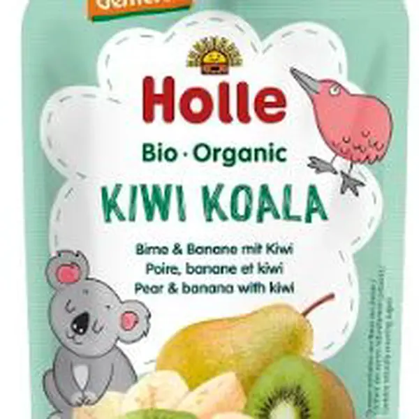 HOLLE Bio pyré - Kiwi Koala- Hruška a banán s kiwi 100 g
