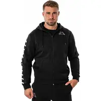 Kappa LOGO IFAMO Pánska mikina, čierna, veľkosť