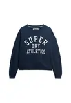 Superdry & Co Mikina 'Athletic Essentials'  námornícka modrá / biela