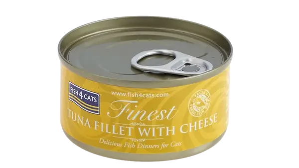 FISH4CATS Konzerva pre mačky Finest tuniak so syrom 70 g