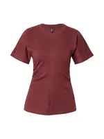 ONLY Tričko  vínovo červená