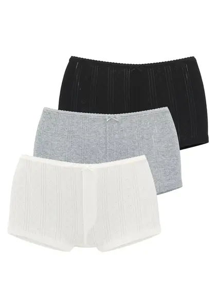 VIVANCE Nohavičky  sivá / čierna / biela