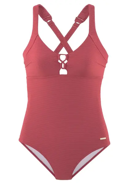 SUNSEEKER Jednodielne plavky  červená
