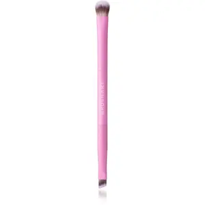 BrushArt Double Duty Eyeliner & Eyeshadow brush štetec na očné tiene a očné linky obojstranný 1 ks