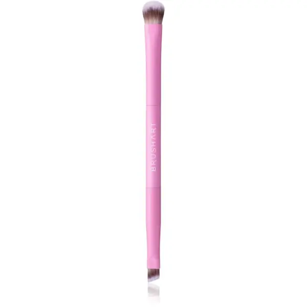 BrushArt Double Duty Eyeliner & Eyeshadow brush štetec na očné tiene obojstranný 1 ks
