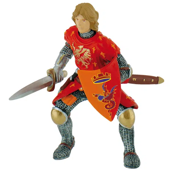 Bullyland 80786 - Princ s mečem červený