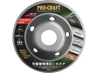 Kotouč brusný diamantový 125mm PROCRAFT WR125 Double Row