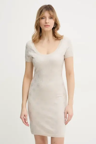 Šaty z vlněné směsi Guess 4G