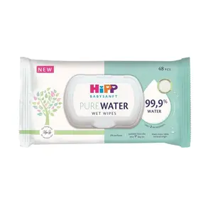 Hipp Babysanft Čisticí vlhčené ubrousky Pure Water 48 ks