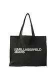 KARL LAGERFELD JEANS Shopper  svetlosivá / čierna
