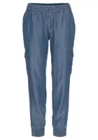 LASCANA Nohavice  modrá denim