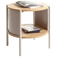 ODKLÁDACÍ STOLEK, barvy dubu, kašmírová