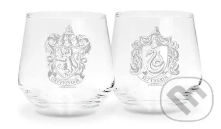 Sklenice Harry Potter: Nebelvír a Zmijozel set 2 ks
