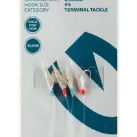Kinetic návazec sabiki royal holo fishskin red blue 115 cm #4