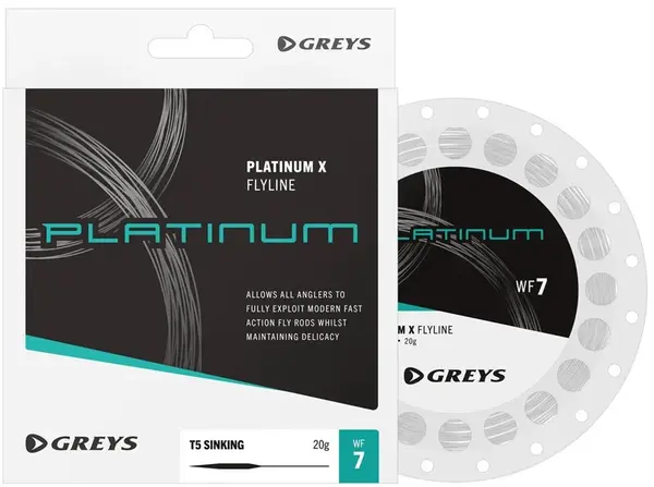Greys muškařská šňůra platinum x t5 sink - wf7