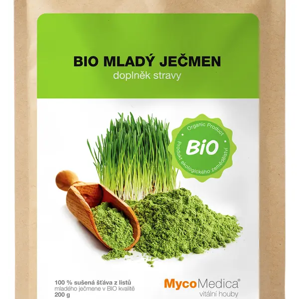MycoMedica BIO Mladý ječmen 200 g
