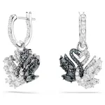 Swarovski Ikonické visací náušnice 2v1 Swan 5705728