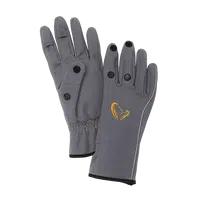 Savage gear rukavice softshell glove grey - xl