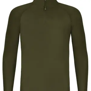 Korda triko kool upf zip jersey dark olive - xxl