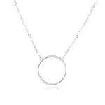 Beneto Minimalistický stříbrný náhrdelník AGS1163/47