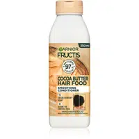 Garnier Fructis Cocoa Butter Hair Food uhlazující balzám pro nepoddajné a krepatějící se vlasy 350 ml
