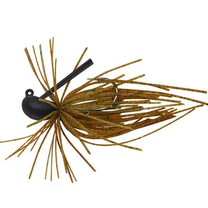 Savage gear skirt flirt jig sinking green pumpkin - 6 cm 6 g