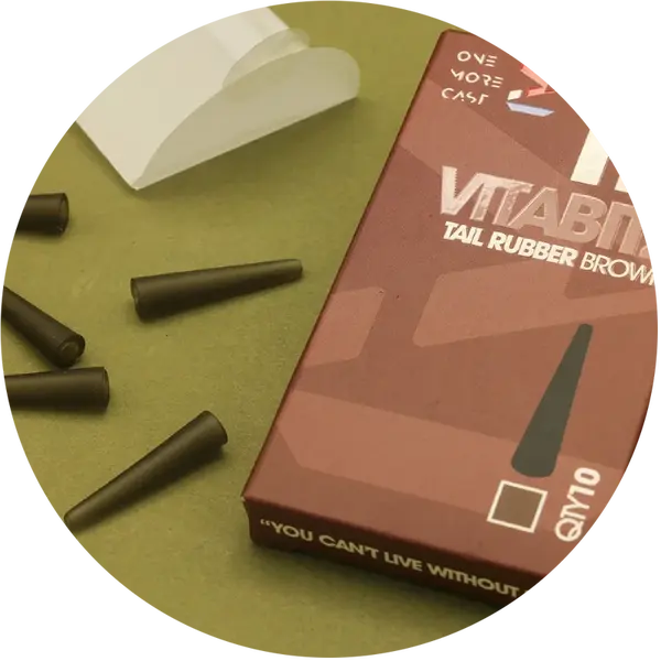 One more cast převlek vitabitz tail rubbers 10 ks - hnědá