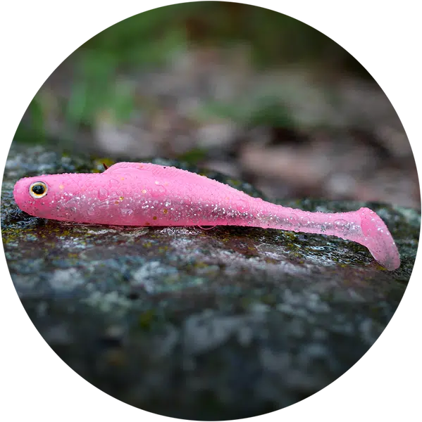 Redbass gumová nástraha ripper kicker pink g uv - xx 155 mm 23 g
