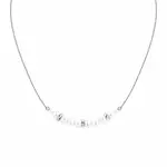 Morellato Úchvatný stříbrný náhrdelník s říčními perlami Perla SXU42