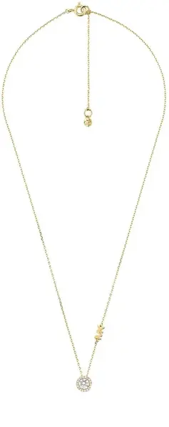 Michael Kors Něžný pozlacený náhrdelník se zirkony MKC1208AN710