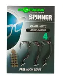 Korda háčky spinner hook sections krank-velikost 4