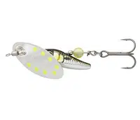 Savage gear třpytka sticklebait spinner green silver ayu - 2 7,3 g