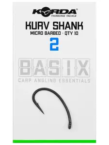 Korda háčky basix kurv shank micro barbed - 2