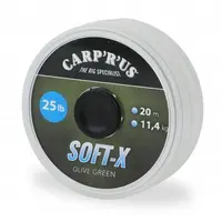 Carp´r´us návazcová šňůrka soft-x olive green 20 m - 15 lb