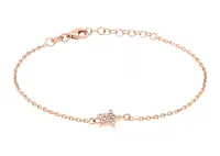 Brilio Silver Hravý bronzový náramek ze stříbra s hvězdičkou BR10R